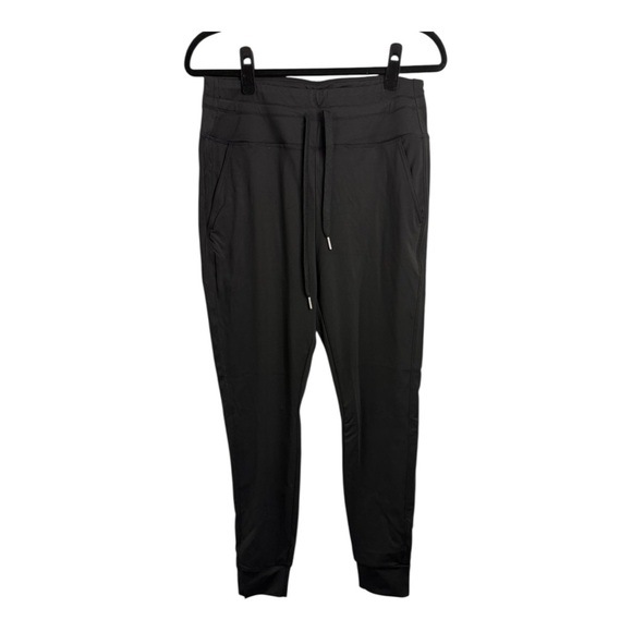 Halara Softlyzero Plush High Waisted Drawstring Plain Full Length Joggers Black - Picture 5 of 10
